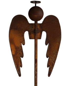 Gartenstecker Engel mit Heiligenschein 118cm